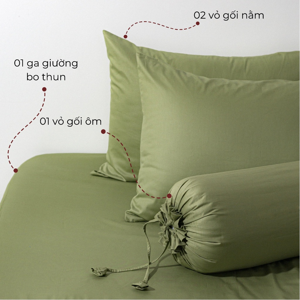 [Luxury] Bộ Ga Gối Cotton 100% Phong Cách Sang Trọng