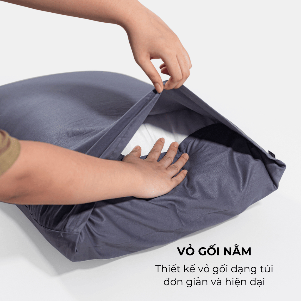 [Elegant] Vỏ Gối Nằm Cotton 100% Phong Cách Thanh Lịch 50x70cm