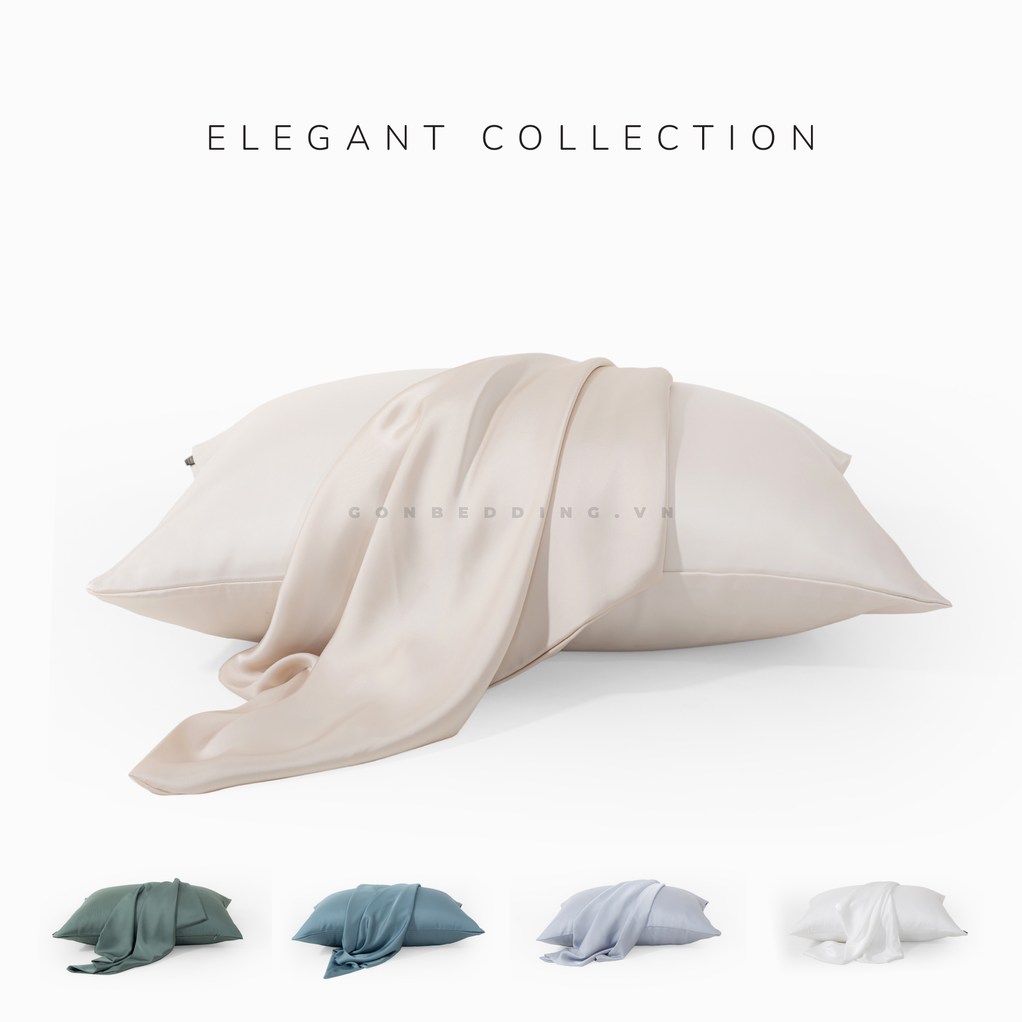 [Elegant] Premium Satin Silk Pillowcase - Elegant Style 50x70 cm