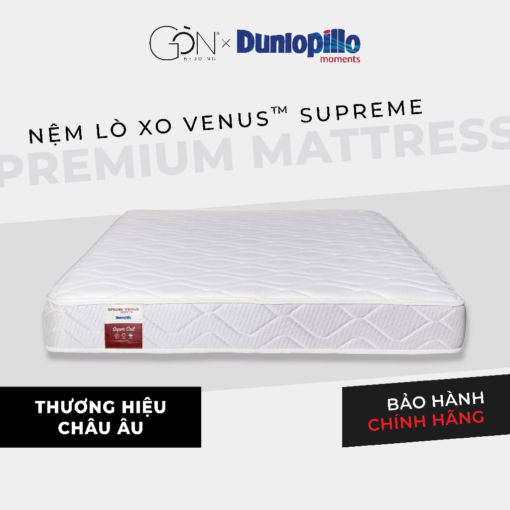 [Genuine] Dunlopillo Venus Supreme Spring Mattress 23 cm height 1mx2m | 1m2x2m | 1m4x2m| 1m6x2m | 1m8x2m | 2mx2m | 2m2x2m