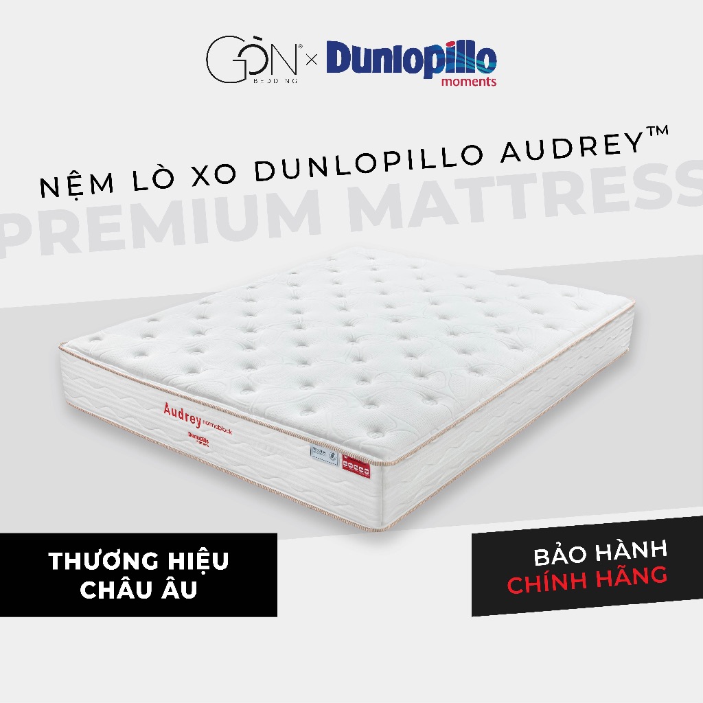 [Genuine] Dunlopillo Audrey Spring Mattress 25 cm height 1mx2m | 1.2mx2m | 1.4mx2m | 1.6mx2m | 1.8mx2m | 2mx2m | 2.2mx2m